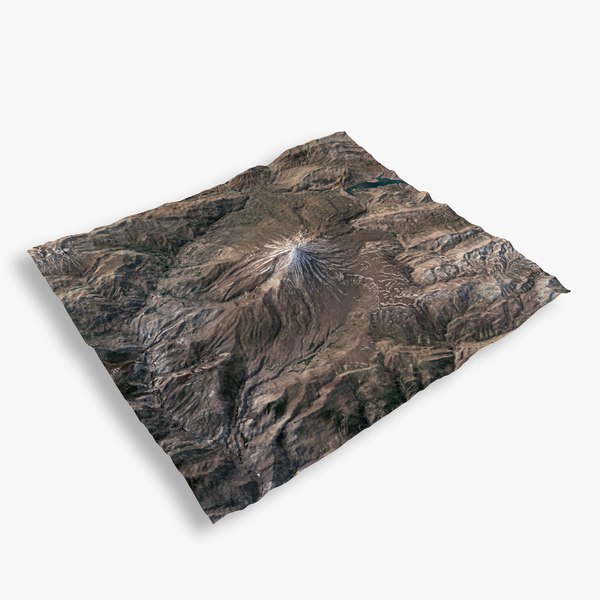 mountain damavand terrain 3D model