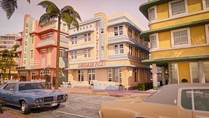 MIAMI VICE CITY ART DECO BUILDING 8