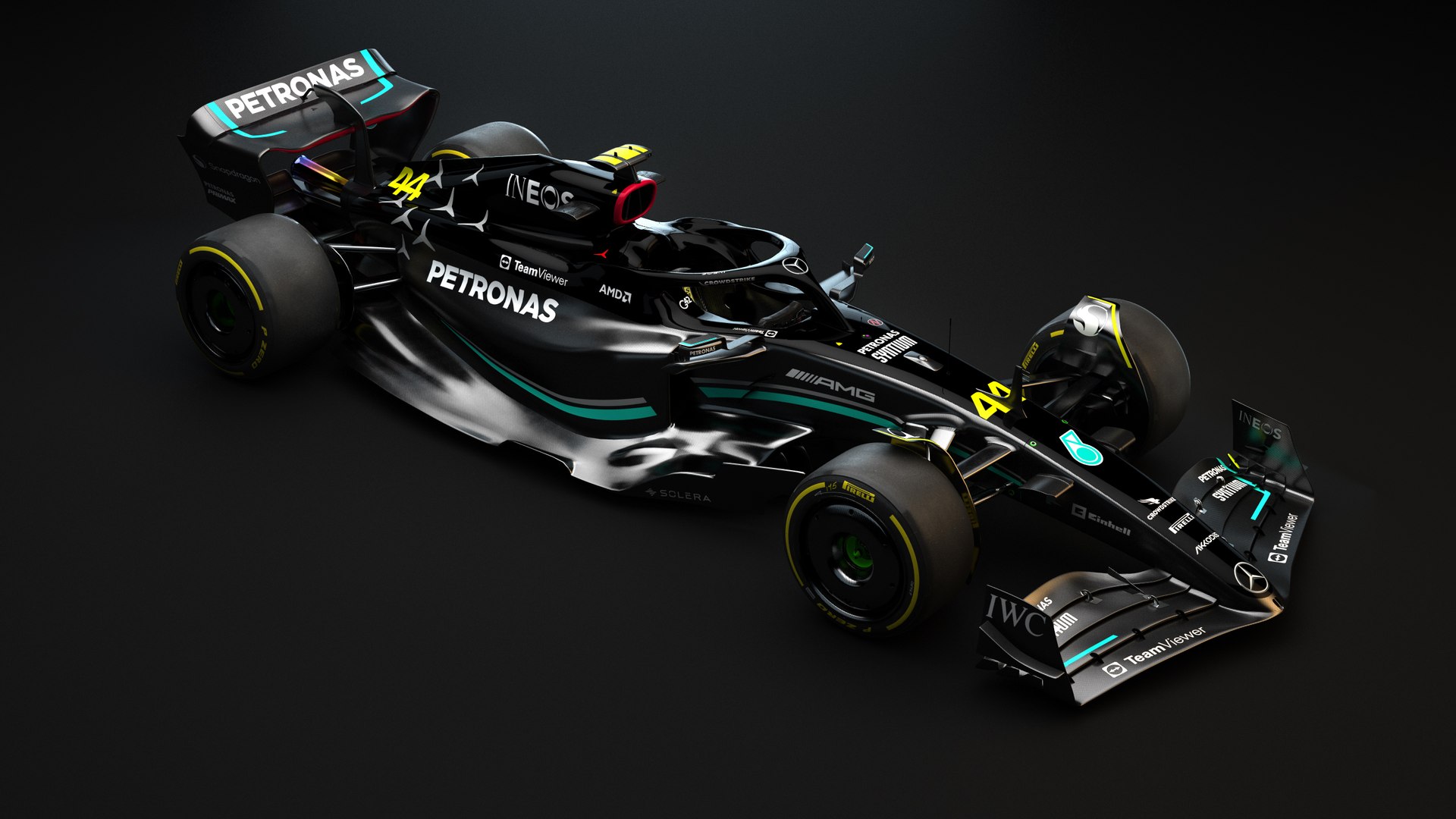 3D model F1 Mercedes W14 season 2023 - TurboSquid 2038804