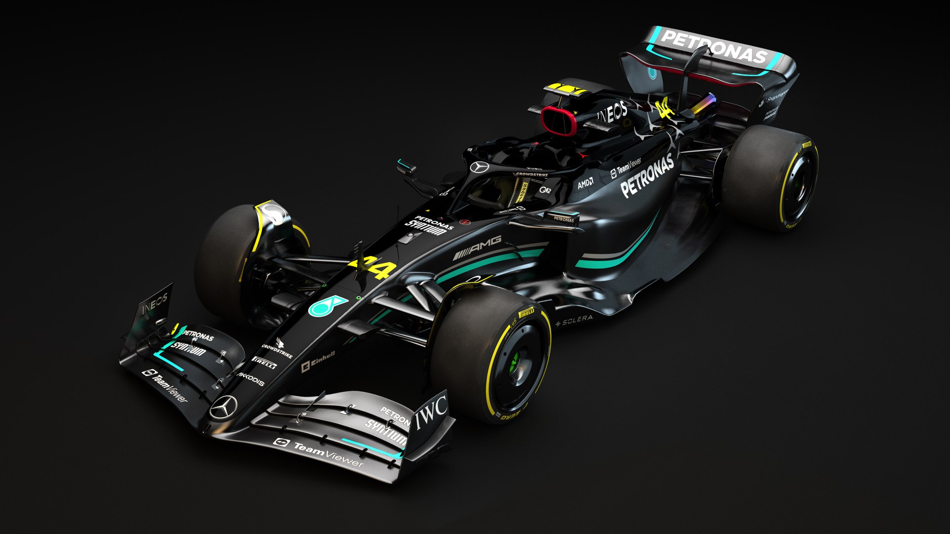 3D model F1 Mercedes W14 season 2023 - TurboSquid 2038804