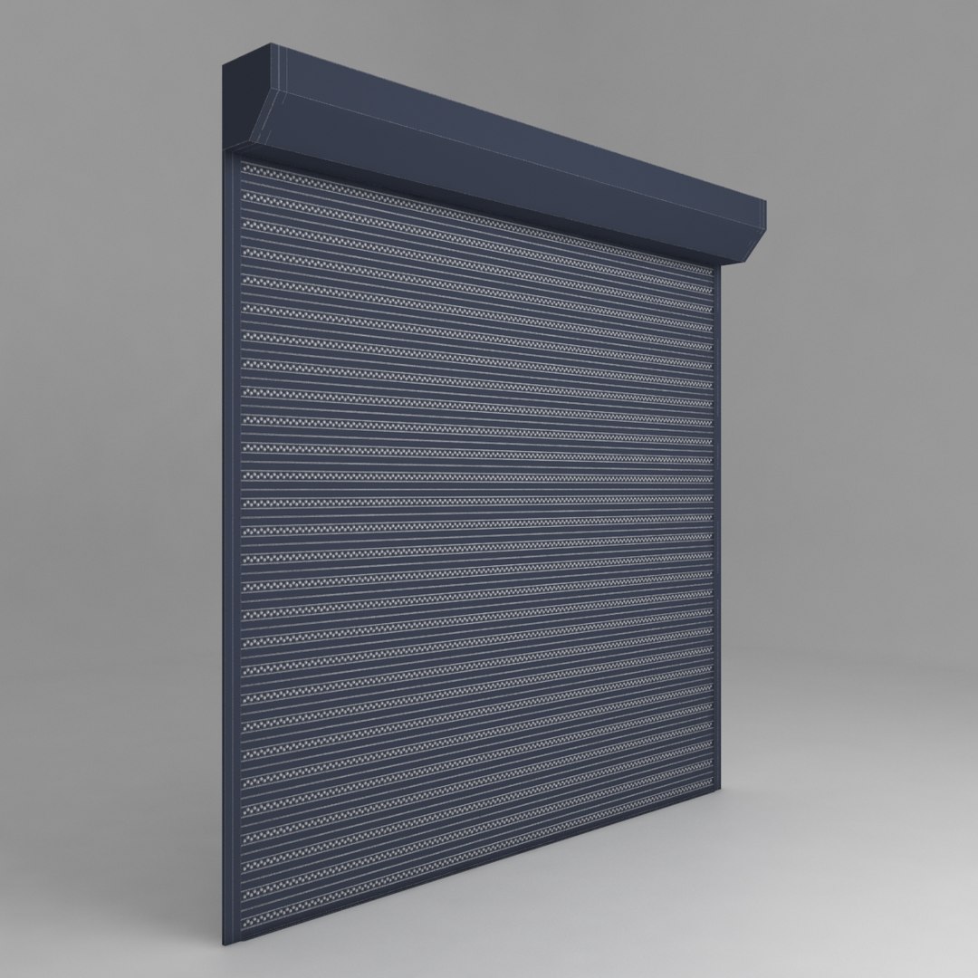 Store Garage Door 3D Model - TurboSquid 1374264