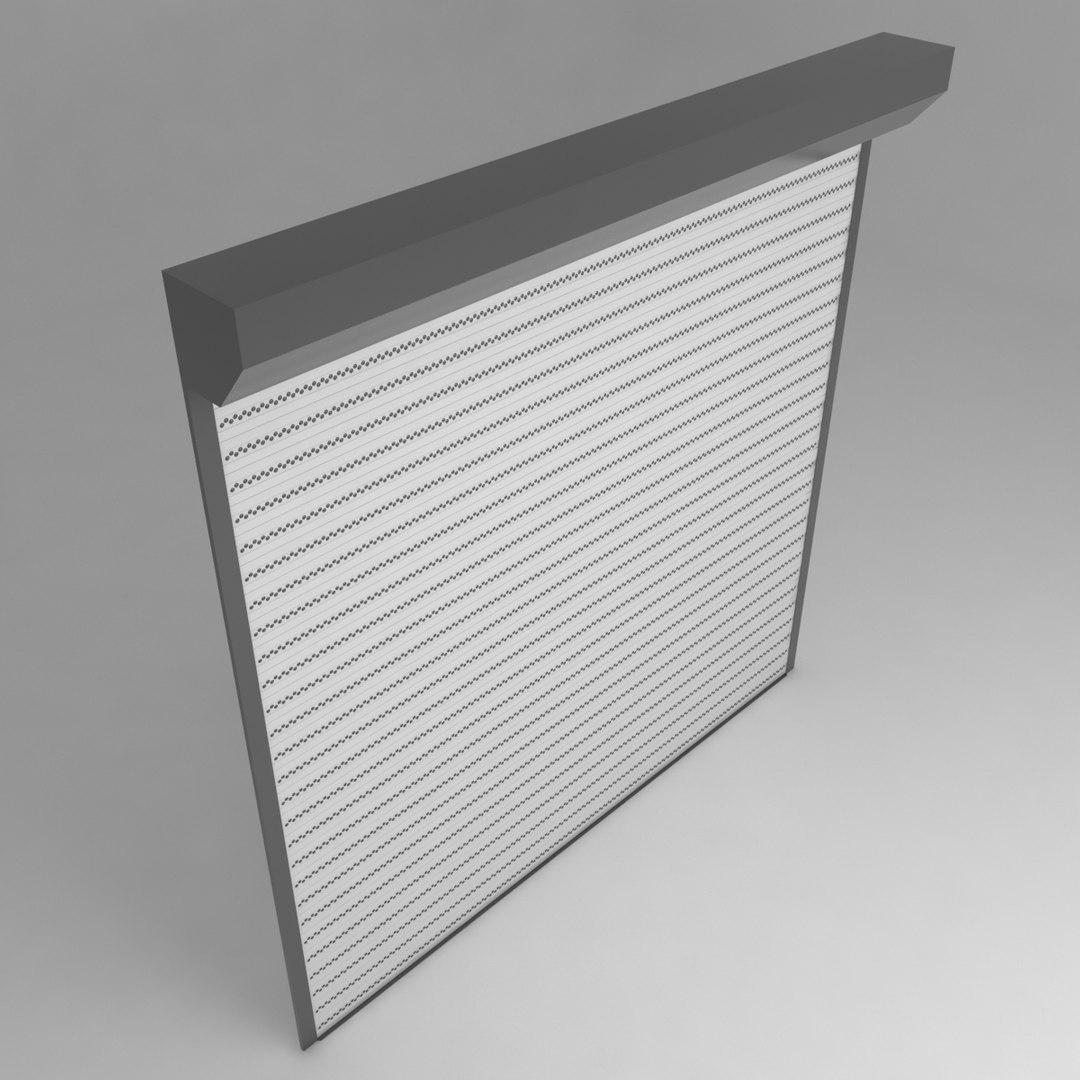 Store Garage Door 3D Model - TurboSquid 1374264