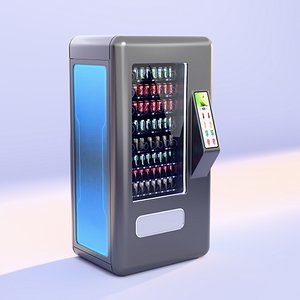 3D Futuristic Vending Machine 3D Model