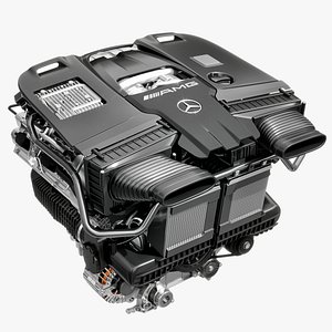 AMG V8 Engine Biturbo