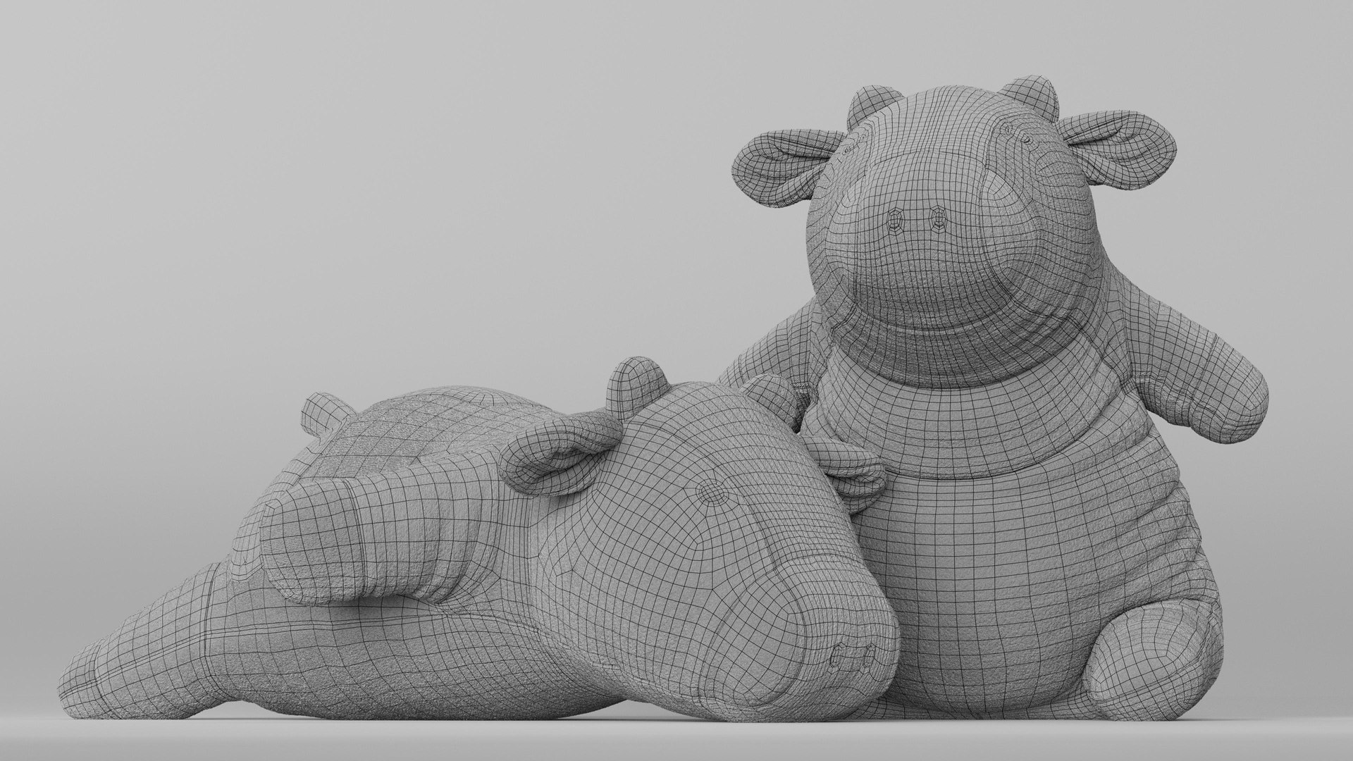 Plush Cow model https://p.turbosquid.com/ts-thumb/5y/TNXD71/Hl/plush_cow_shadewire_28/jpg/1756972922/1920x1080/fit_q87/43a655410119a281ff41a0fd4f6d0fe1d94cb1e5/plush_cow_shadewire_28.jpg