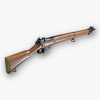 Lee-Enfield No 4 MkI rifle - Midpoly PBR