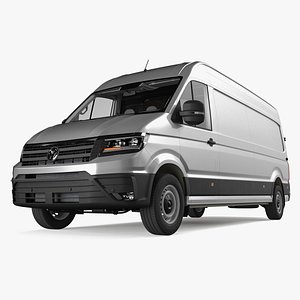 Volkswagen Crafter Van 2024 Long Silver Metallic model