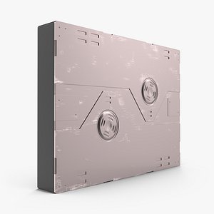 Sci-Fi Anodized Panel 3 3D Model