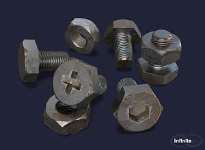 Bolts and Nuts 3D model