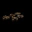 Conjunto de mesa de jantar 02 modelo 3D
