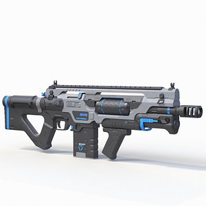 Science Fiction Gun 1 - Rifle
