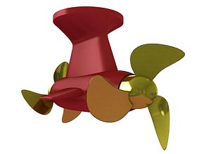 azimuth thrust thruster 3D model