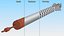 Aluminium Dart Syringe Genia 3D