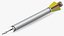 Aluminium Dart Syringe Genia 3D