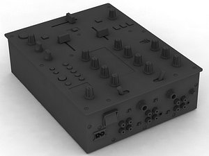 dj mixer pioneer 3d model