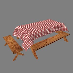 obj picnic table cloth