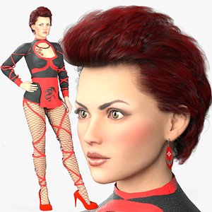 Realistic Rigged Hot  Sexy Girl-Lira Character 3D Model 3D