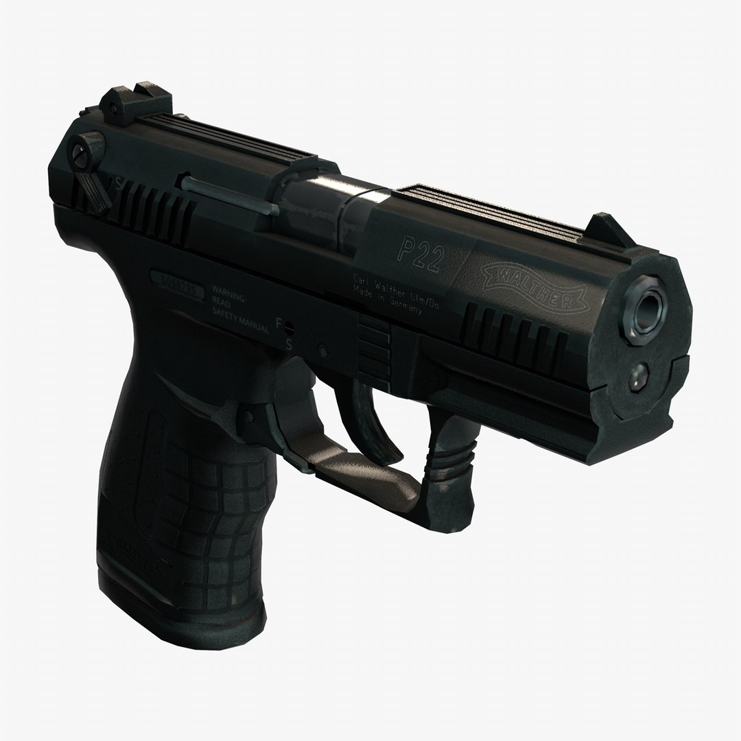 3d Model Walther P22 Pistol