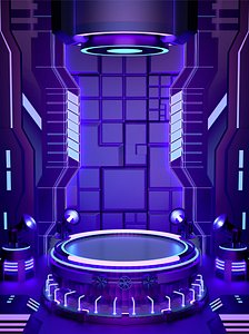 3D cool purple 3D model