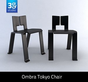 ombra tokyo chair 3d 3ds
