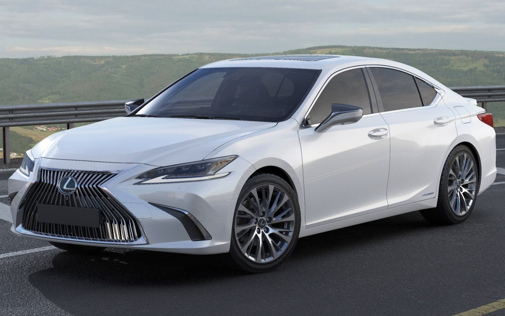 Lexus Es 2019 3D - TurboSquid 1296198