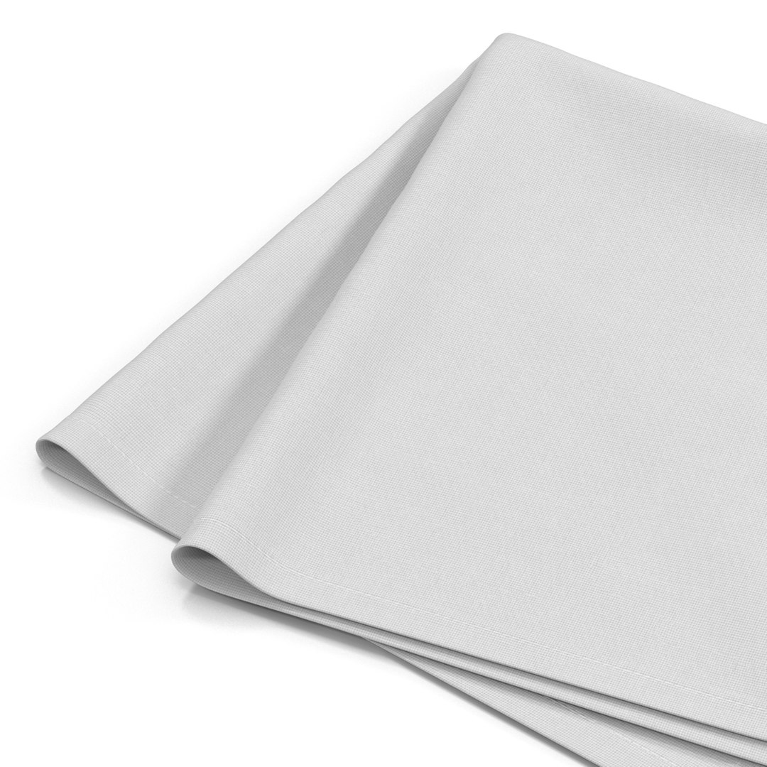white napkin 3d model https://p.turbosquid.com/ts-thumb/5y/tnbE5D/F3ztcCEO/whitenapkin3dmodel06/jpg/1447671556/1920x1080/fit_q87/6fdb492f49b4361ada4b80dc77b162313fec1f0e/whitenapkin3dmodel06.jpg