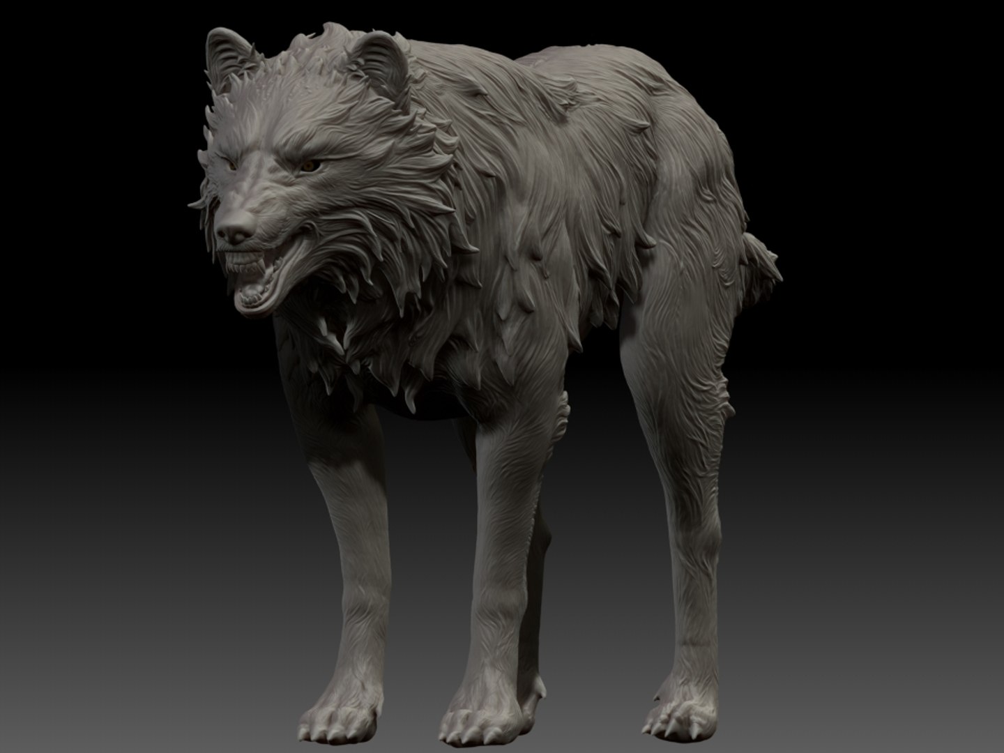 Wolf 3D Model - TurboSquid 1348236