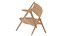 Carl Hansen CH28 Wood Leather Chair low-poly