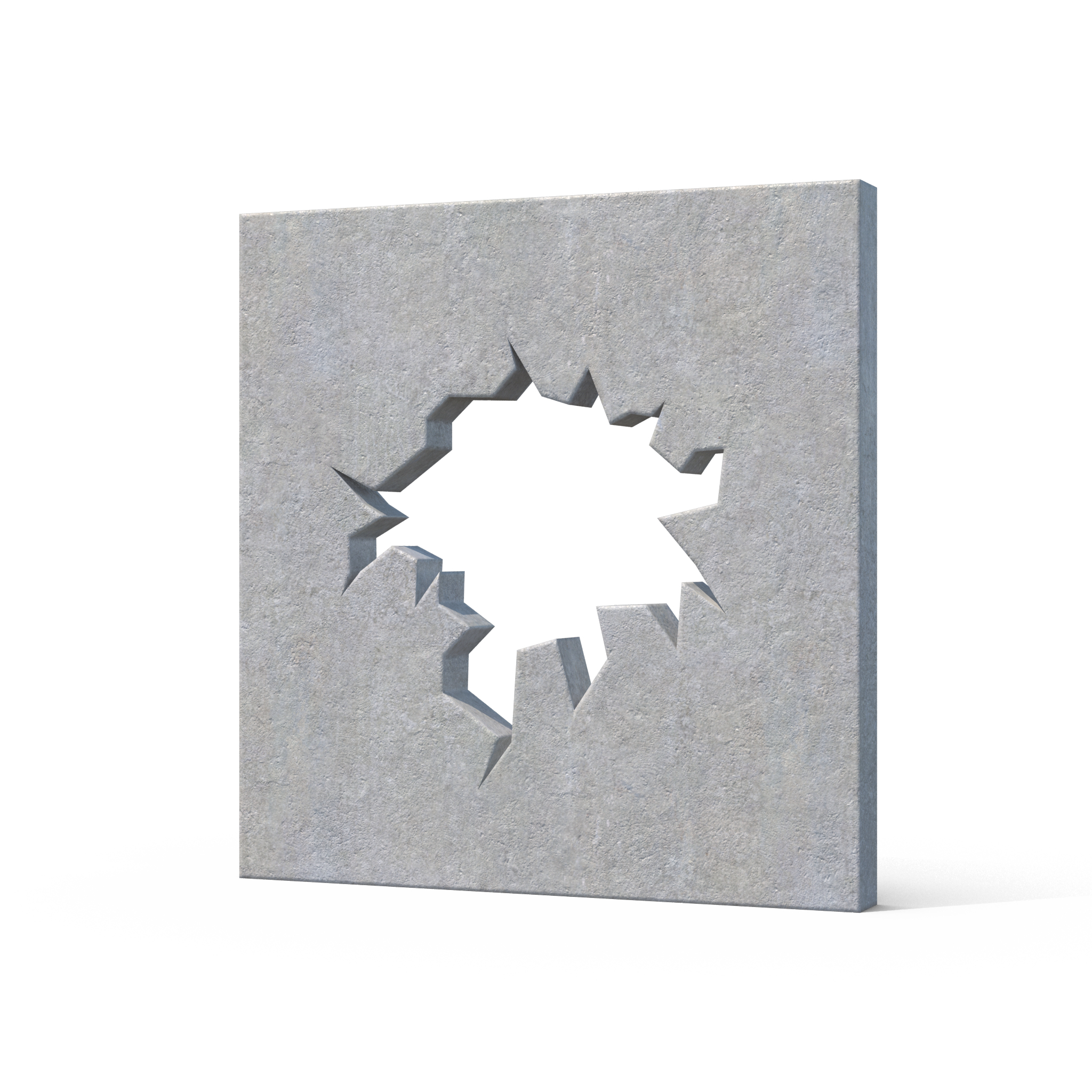 modelo 3d pared rota - TurboSquid 2224578