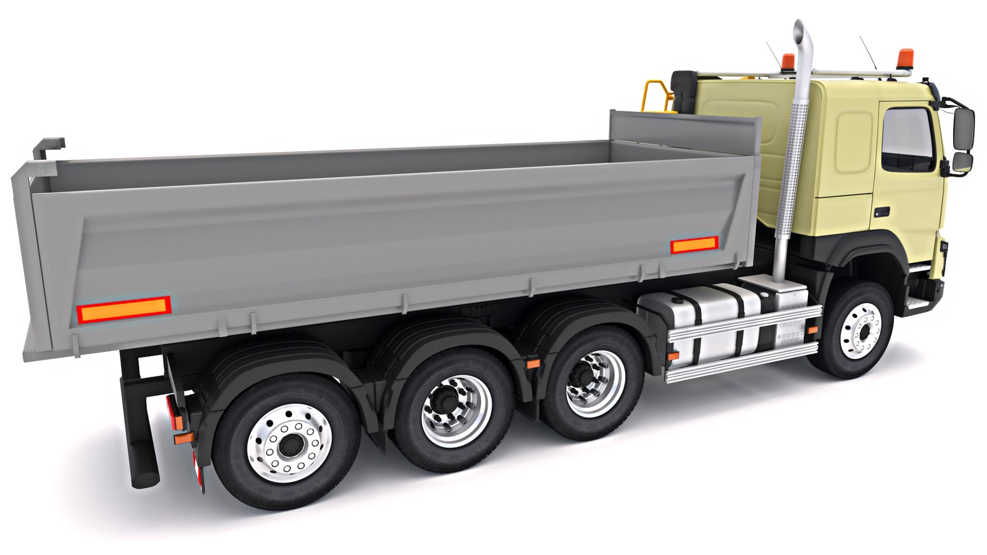 Volvo FMX Tridem Tipper Truck 8x4 3D model