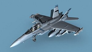 3D Boeing EA-18G Growler V07