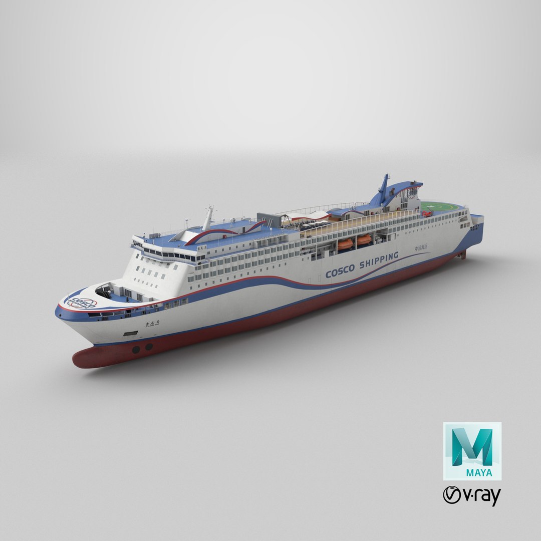 3D Ji Long Dao Passenger Ro-Ro Vessel https://p.turbosquid.com/ts-thumb/5z/2ftpxk/xu/stemcell_maya_vray_render/png/1721678755/1920x1080/fit_q87/0fe7e26a5e273e5674ec9386dcd8a3e7ab45b1f9/stemcell_maya_vray_render.jpg