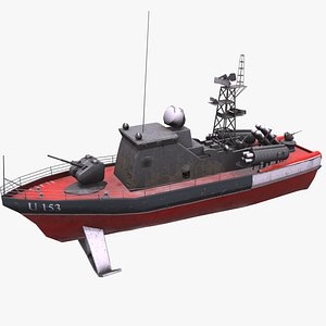 3D missile boat matka class model