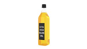 Olive Oil Bottle 3D model