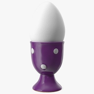 Egg Holder with White Egg