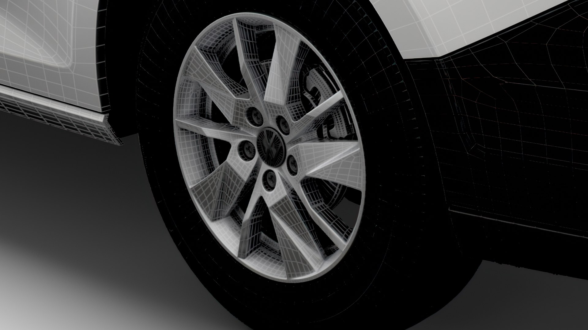 Volkswagen Caddy 2021 Wheel 3D Model - TurboSquid 2012862