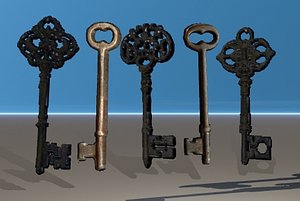 5 skeleton keys 3d 3ds