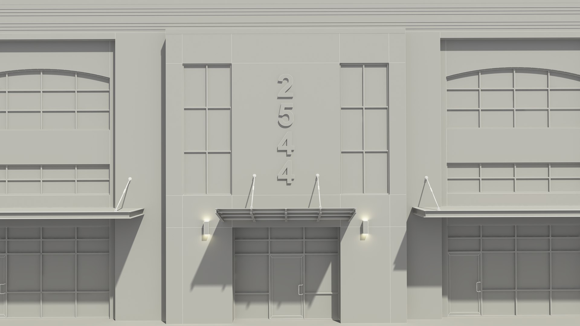 Retail Store Building 3D Model - TurboSquid 2329795