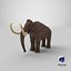 3D Mammoth Adult