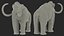 3D Mammoth Adult