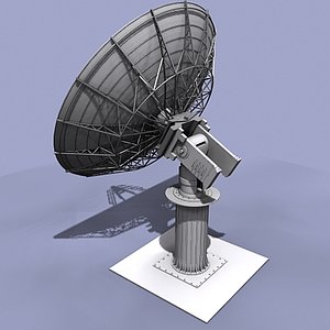 satellite antenna 3d model