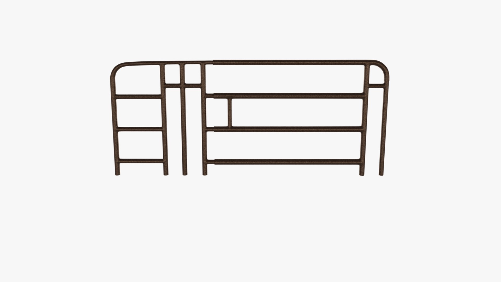 Bed Side Full Rails 3D Model - TurboSquid 1899804