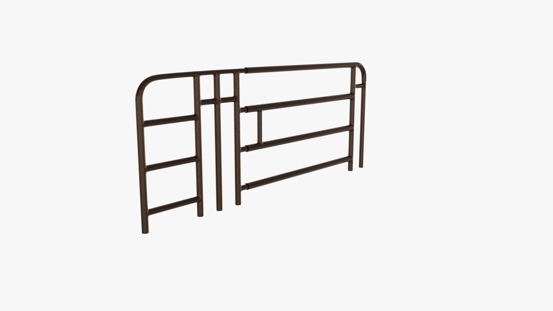 Bed Side Full Rails 3D Model - TurboSquid 1899804