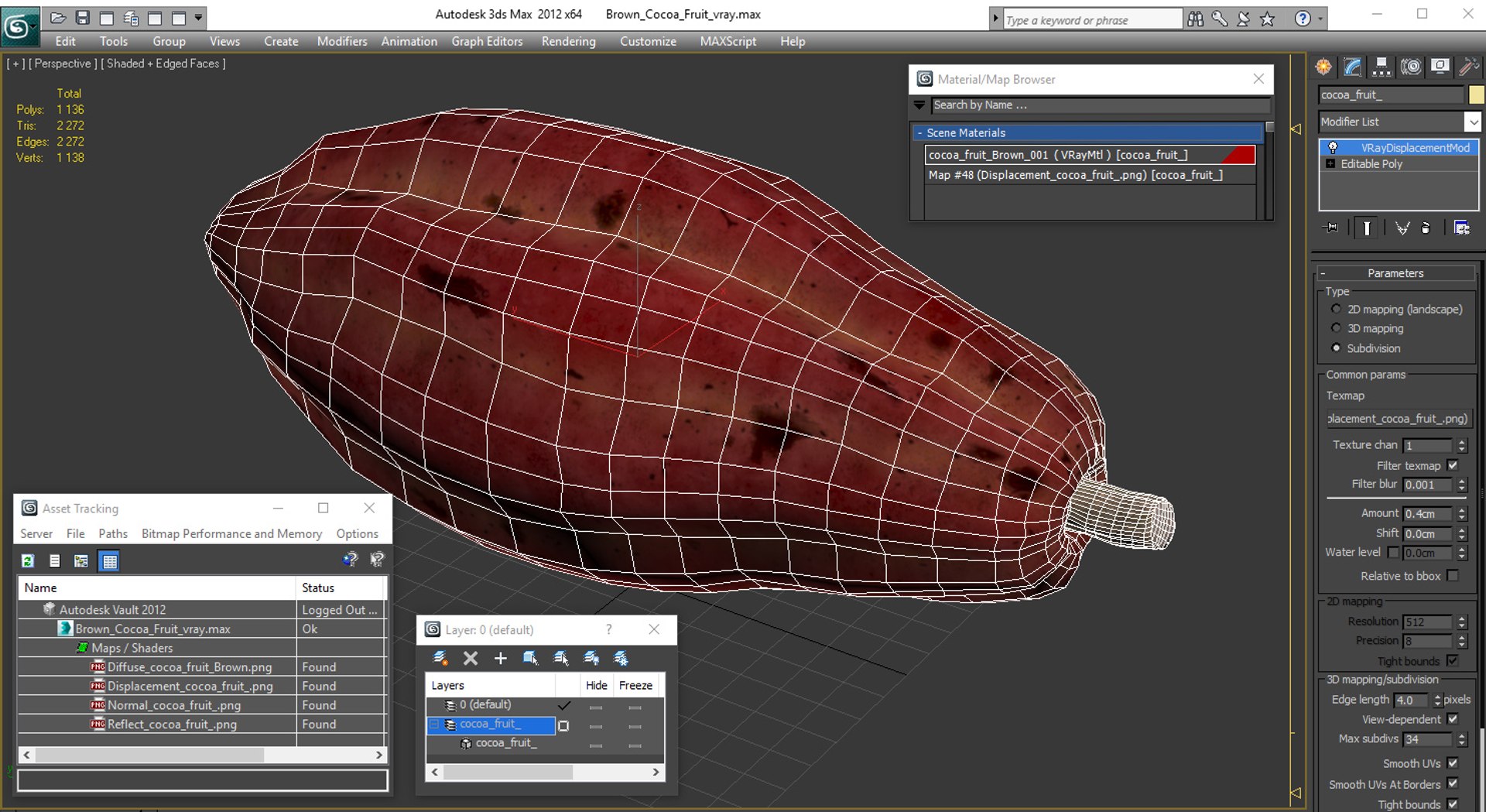 3D brown cocoa fruit https://p.turbosquid.com/ts-thumb/5z/J3jSu0/ZN60kBqv/browncocoafruitmb3dmodel014/jpg/1548928512/1920x1080/fit_q87/d67fdab093af7f9409e2ea09acae7a80a091c2a1/browncocoafruitmb3dmodel014.jpg