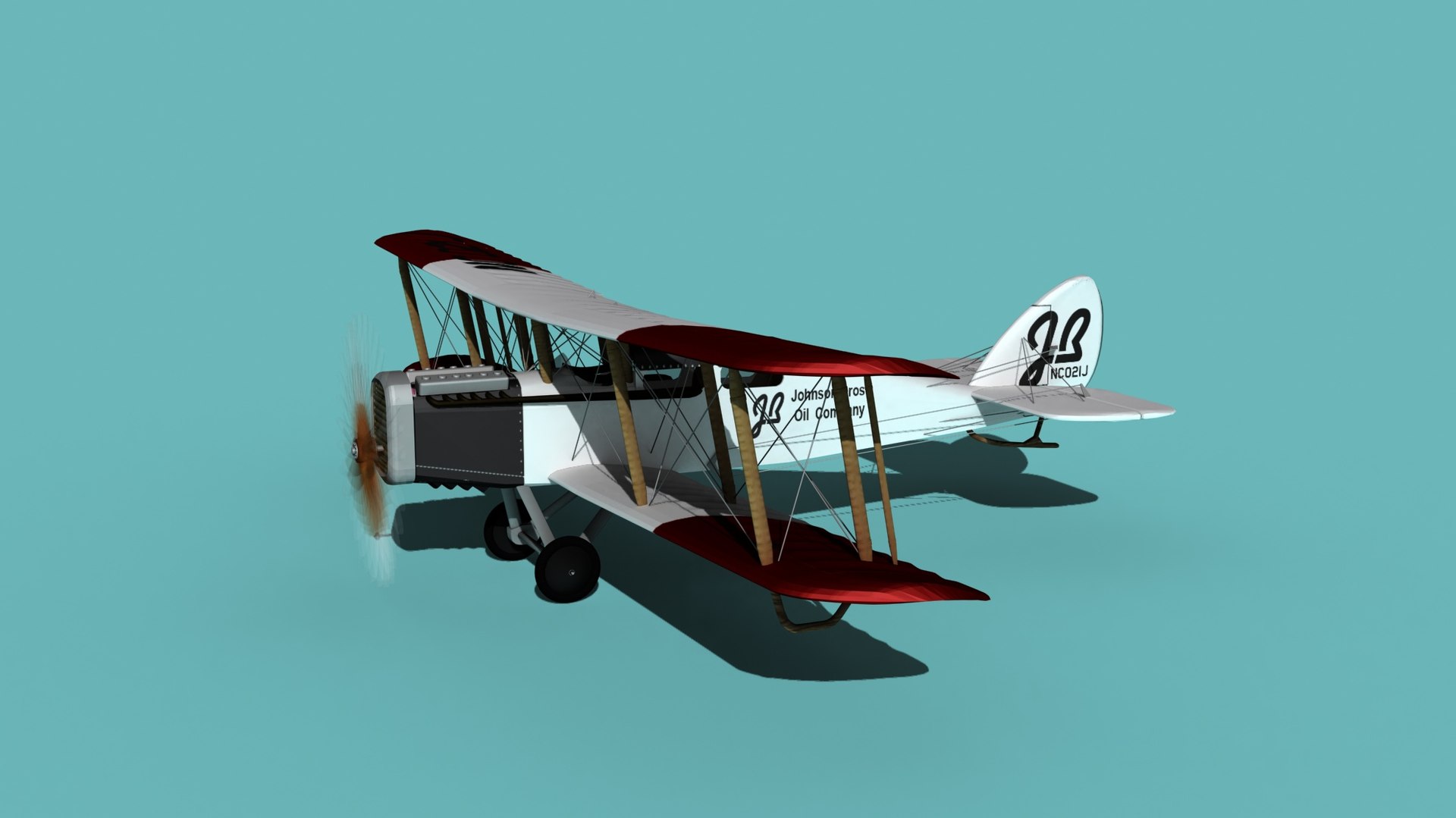 3D Airco DH-4 Johnson Bros Oil Co model - TurboSquid 1752003