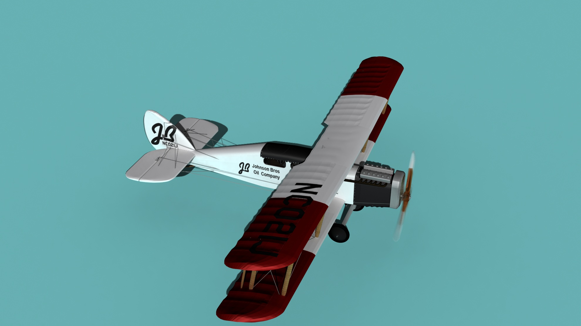 3D Airco DH4 Johnson Bros Oil Co model TurboSquid 1752003