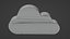 Cloud Icon 3D