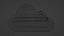 Cloud Icon 3D