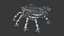 Robot carro armato ragno fantascientifico