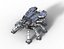 Robot carro armato ragno fantascientifico